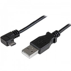 StarTech.com Micro-USB Charge-and-Sync Cable M/M - Right-Angle Micro-USB - 30/24 AWG - 1 m (3 ft.) | StarTech.com USB Cables