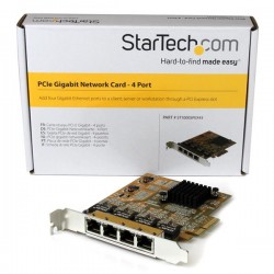 StarTech.com 4-Port PCIe Gigabit Network Adapter Card | StarTech.com Network Cards & Adapters
