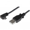 StarTech.com Micro-USB Charge-and-Sync Cable M/M - Right-Angle Micro-USB - 24 AWG - 2 m (6 ft.) | StarTech.com USB Cables