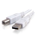 CablesToGo 3m USB 2.0 A/B Cable - White