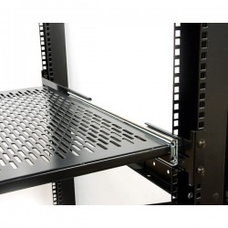 StarTech.com  2U Adjustable Vented Sliding Rack Mount Shelf - 23kg