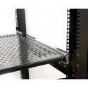 StarTech.com 2U Adjustable Vented Sliding Rack Mount Shelf - 23kg