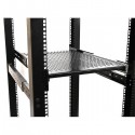 StarTech.com 2U Adjustable Vented Sliding Rack Mount Shelf - 23kg