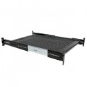 StarTech.com 2U Adjustable Vented Sliding Rack Mount Shelf - 23kg