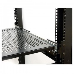 StarTech.com  2U Adjustable Vented Sliding Rack Mount Shelf - 23kg