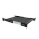 StarTech.com 2U Adjustable Mounting Depth Vented Sliding Rack Mount Shelf – 50lbs / 22.7kg
