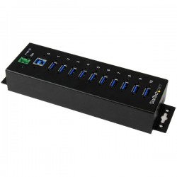 StarTech.com 10-Port Industrial USB 3.0 Hub - ESD and Surge Protection | StarTech.com Interface Hubs