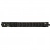 Tripp Lite 3.2-3.8kW Single-Phase Metered PDU, 200-240V (8 C13 & 2 C19), C20 / L6-20P Adapter, 12ft Cord, 1U Rack-Mount | Tripp 