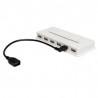Tripp Lite USB A/A Extension Cable (USB-A Left-Angle M to USB-A F), 10-in. | Tripp Lite USB Cables