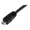StarTech.com  3 ft USB Y Cable for External Hard Drive - Dual USB A to Micro B