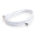 CablesToGo 3m USB 2.0 A Male to A Female Extension Cable - White