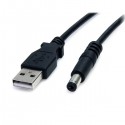 StarTech.com USB to 5.5mm Power Cable - Type M Barrel - 3 ft