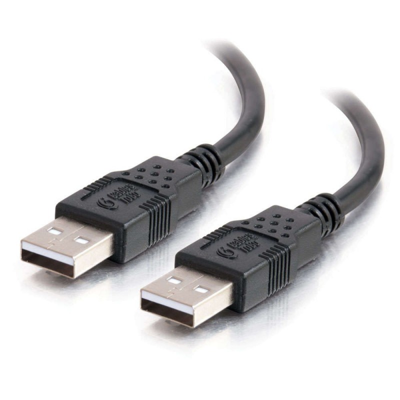 CablesToGo 1m USB 2.0 A Male to A Male Cable - Black