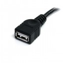 StarTech.com 3 ft Black USB 2.0 Extension Cable A to A - M/F