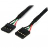 StarTech.com 18in Internal 5 pin USB IDC Motherboard Header Cable &ndash; F/F