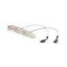 StarTech.com  2-Outlet USB Plate