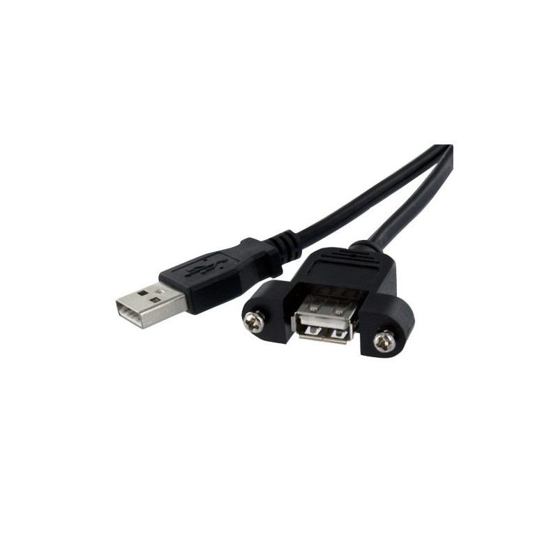 StarTech.com USB 2.0 Panel Mount Cable A / A