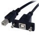 StarTech.com USB 2.0 Panel Mount Cable B/B