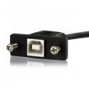 StarTech.com USB 2.0 Panel Mount Cable B/B