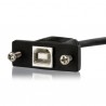 StarTech.com  USB 2.0 Panel Mount Cable B/B