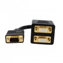 StarTech.com 1 ft VGA to 2x VGA Video Splitter Cable &ndash; M/F