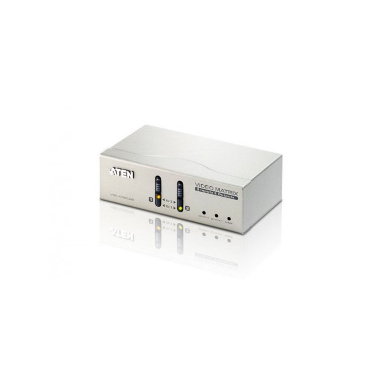 Aten VS0202 2-Port Video Matrix Switch (2 inputs 2 outputs)