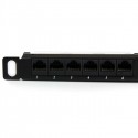 24 Port 0.5u Cat5e RJ45 Patch Panel