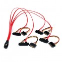 StarTech.com 50cm Internal Serial Attached SCSI Mini SAS Cable - SFF8087 to 4x SFF8482