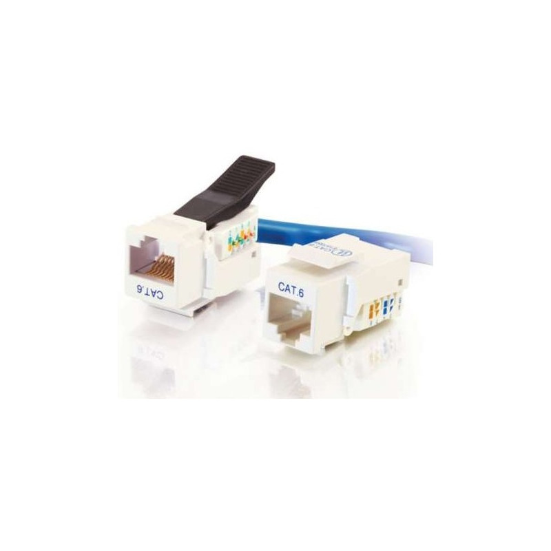 C2G Cat6 RJ45 UTP Toolless Keystone Jack