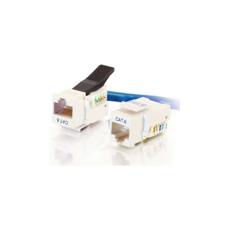C2G Cat6 RJ45 UTP Toolless Keystone Jack