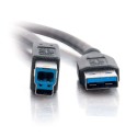 CablesToGo 2m USB 3.0 A Male to B Male Cable