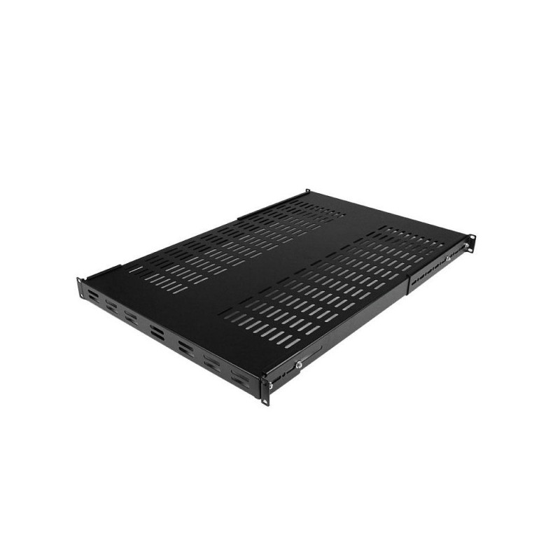 StarTech.com 1U Heavy Duty Adjustable Vented Rack Shelf - 250lbs / 113kg