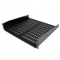 StarTech.com 2U 16in Universal Vented Rack Mount Cantilever Shelf