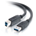 CablesToGo 3m USB 3.0 A Male to B Male Cable