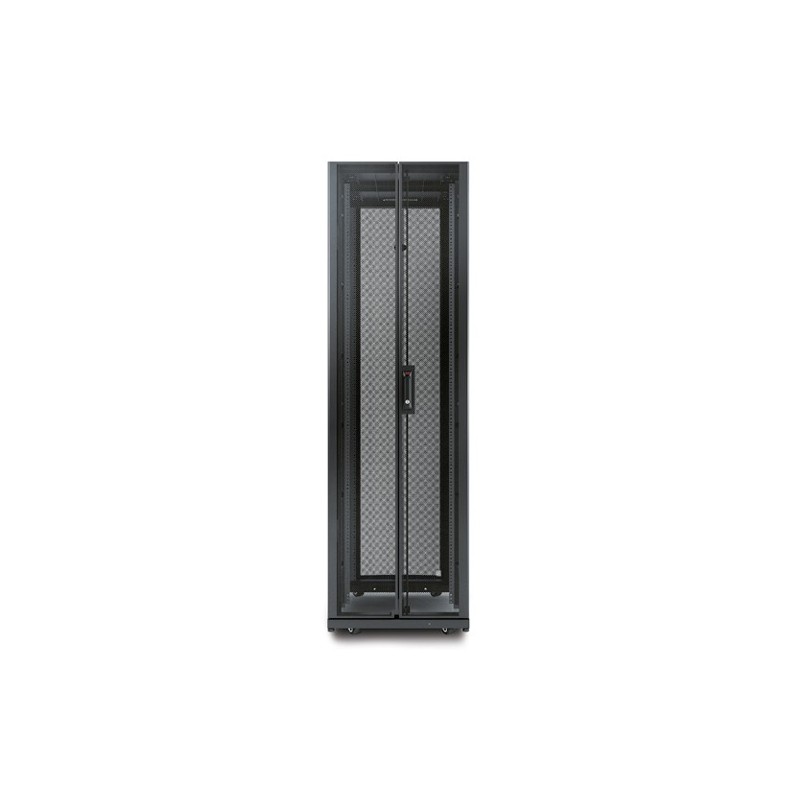 APC NetShelter AV 42U 600mm Wide x 825 Deep Enclosure with Sides and 10-32 Threaded Rails Black