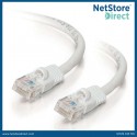 C2G 0.5m Cat5e Booted Unshielded (UTP) Network Patch Cable - White