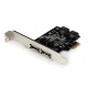 StarTech.com 2 Port PCI Express SATA 6 Gbps eSATA Controller Card - Dual Port PCIe SATA III Card - 2 Int/2 Ext