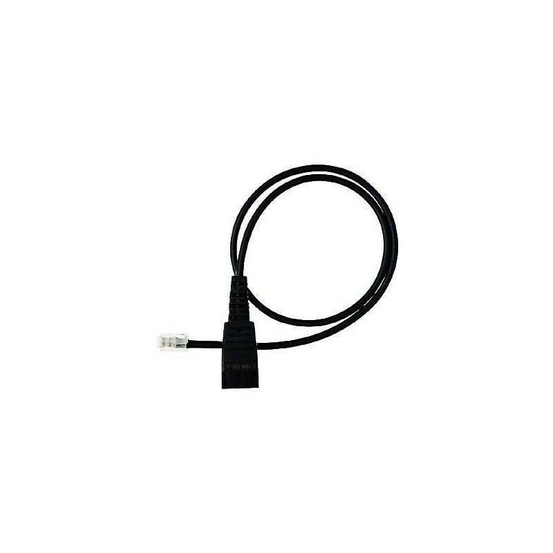 Jabra/GN Netcom QD cord, straight, mod plug