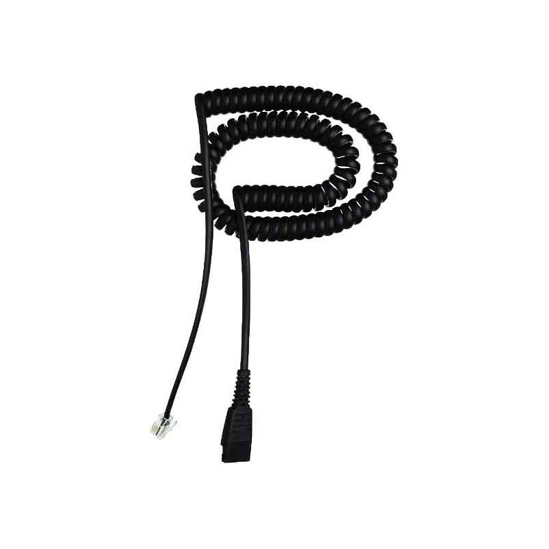Jabra/GN Netcom  QD cord, coiled, mod plug