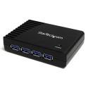 StarTech.com 4 Port Black SuperSpeed USB 3.0 Hub