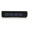 StarTech.com 4 Port Black SuperSpeed USB 3.0 Hub | StarTech.com Interface Hubs