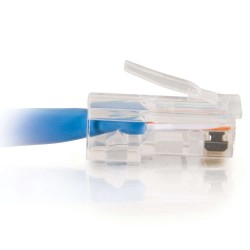 1m Cat5E 350 MHz Non-Booted RJ45 Patch Leads - Blue