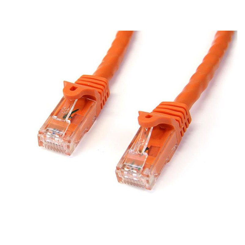 StarTech.com Cat6 Patch Cable with Snagless RJ45 Connectors - 3m, Orange