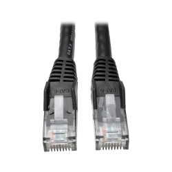 Tripp Lite Cat6 Gigabit Snagless Molded Patch Cable (RJ45 M/M) - Black, 6-ft. | Tripp Lite Network Cables