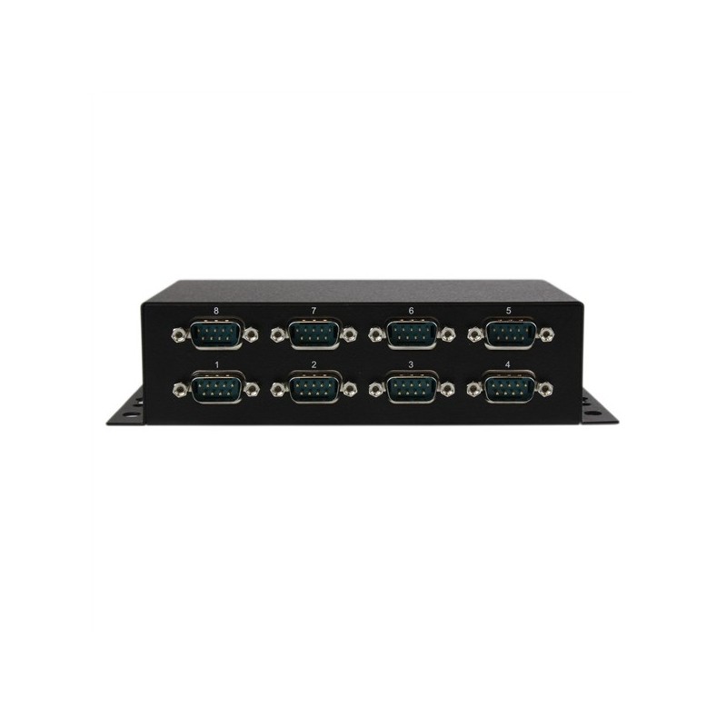 StarTech.com 8 Port USB to DB9 RS232 Serial Adapter Hub – Industrial ...
