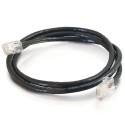 0.5m Cat5E 350 MHz Non-Booted RJ45 Patch Leads - Black