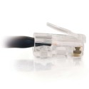 0.5m Cat5E 350 MHz Non-Booted RJ45 Patch Leads - Black