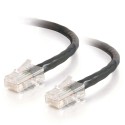 C2G 0.5m Cat5e Non-Booted Unshielded (UTP) Network Patch Cable - Black