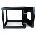 StarTech.com 8U 22in Depth Hinged Open Frame Wall Mount Server Rack