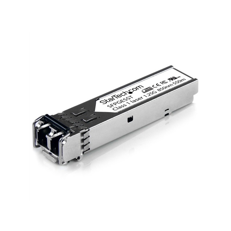 StarTech.com Cisco Compatible Gigabit Fiber SFP Transceiver Module MM LC w/  DDM – 550m (Mini-GBIC)